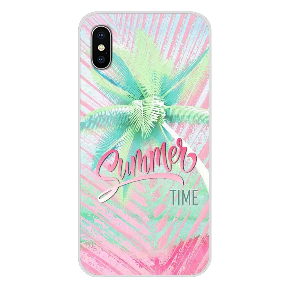 Green Leaves Plant Summer TPU Transparent Skin Case For Oneplus 3T 5T 6T Nokia 2 3 5 6 8 9 230 3310 2.1 3.1 5.1 7 Plus 2017 2018 | Мобильные