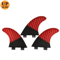 pranchas de surf double tabs ml fins red and black carbon fiberglass fins honeycomb double tabs fins n surfing