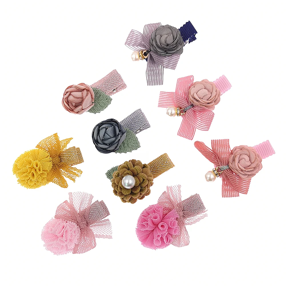 18 шт./лот Корейская заколка для волос с жемчугом маленьких девочек аксессуары