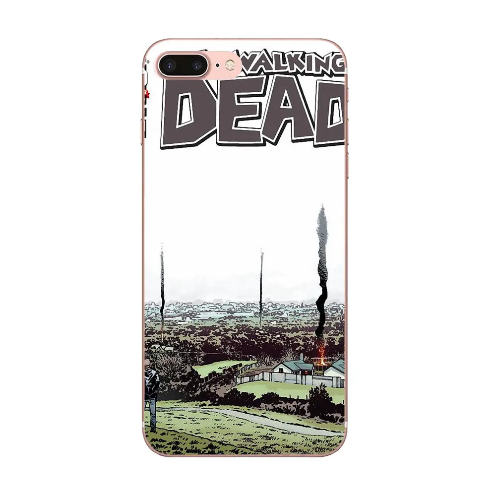 Walking Dead Рик Граймс Высокое качество мягкая задняя крышка для iPhone 11 Pro 4 4S 5 5S SE 5C 6 6S 7 8