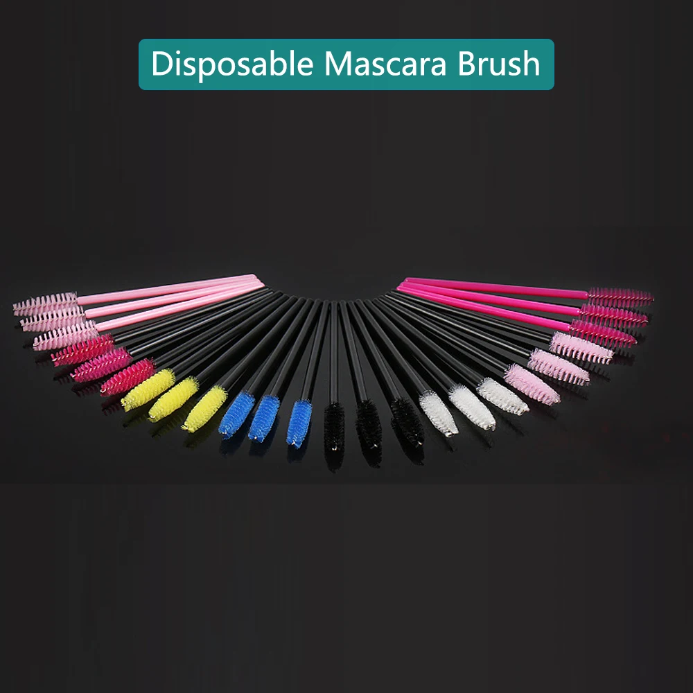 Eyelash Brush Makeup Brushes Disposable Mascara Wands Applicator Eye lashes Cosmetic For maquiagem | Красота и здоровье