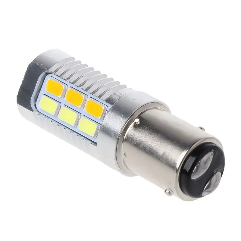 

1PC Dual Color Switchback 1157 50W 5630 Yellow White LED Turn Signal Light Bulbs Wholesale