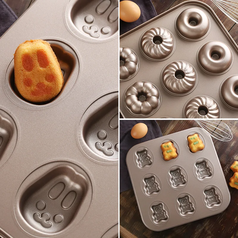 Милая кошка Высококачественная мультяшная металлическая форма для выпечки в