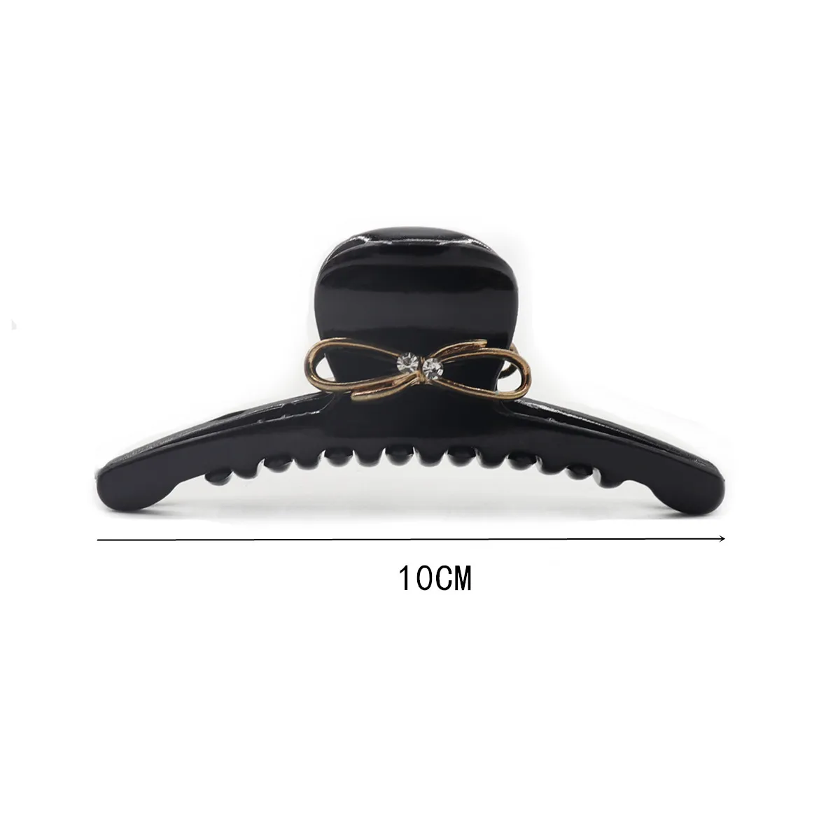 Новинка модный бант заколка для волос высокое качество акрил Черный Краб женщин