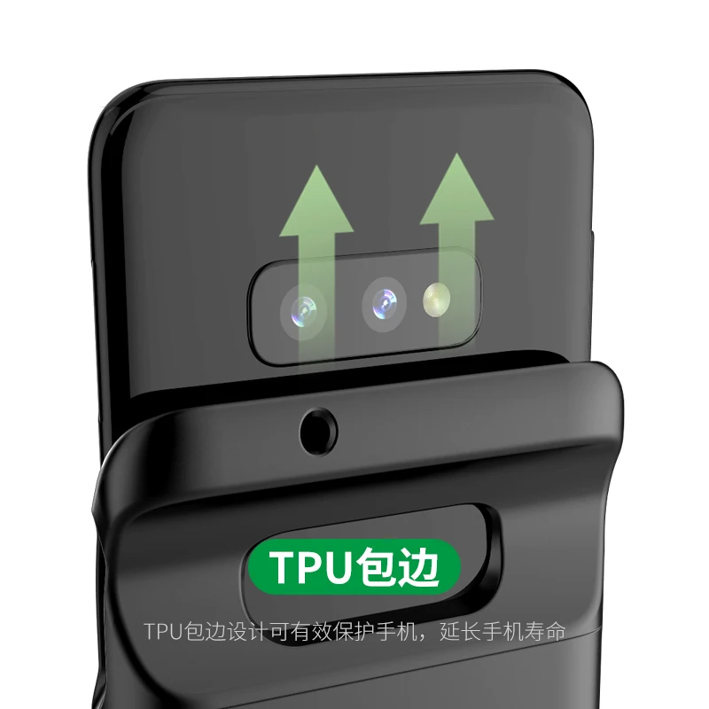 Чехол для аккумулятора силиконовый ударопрочный чехол с беспроводным магнитным