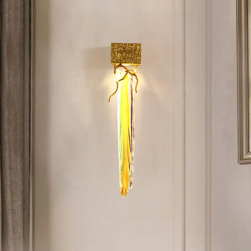 Постмодерн креативная прикроватная лампа лестница ветви дерева гостиная