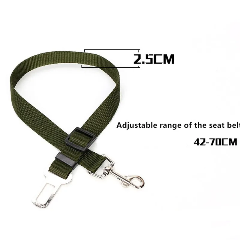 Автомобильный ремень безопасности для домашних животных регулируемый поводок
