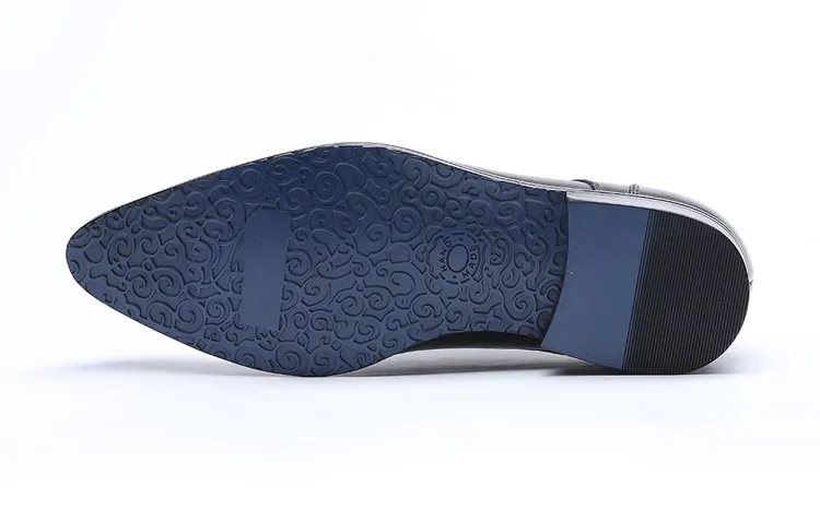 

QYFCIOUFU Genuine Leather Pointed Toe Business Mens Shoes Fashion Lace-up Man Shoes Handmade Formal Shoes Men Wedding Shoes