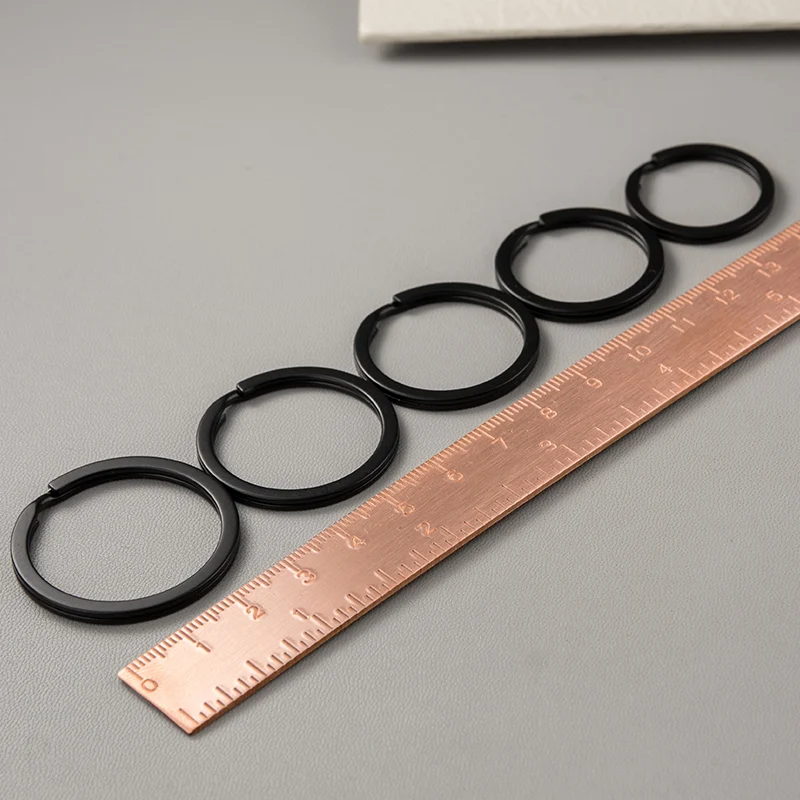 

[ Set ] Keychain Ring Key Chain Stainless Steel Carbon Steel Large Ring Small Ring Key Chain DIY Material Accessories