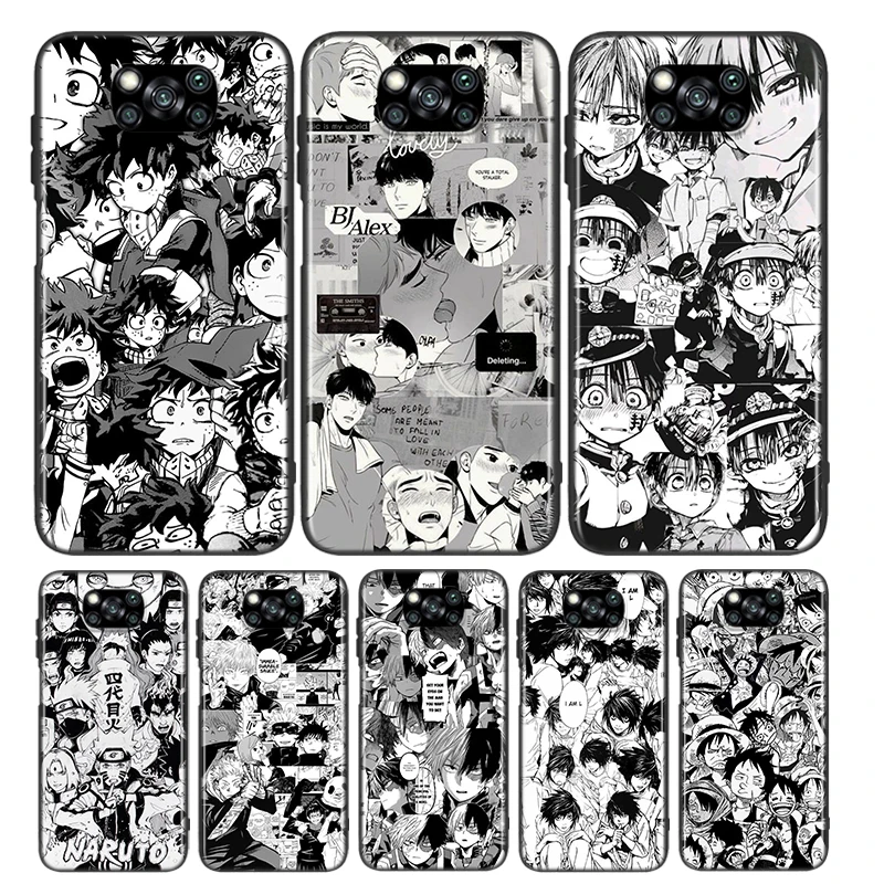 

Hot Anime Comic Hero For Xiaomi Poco X3 NFC M2 X2 F2 C3 M3 Pocophone F1 Pro Mi Play Mix 3 A2 A1 6 5 lite Phone Case