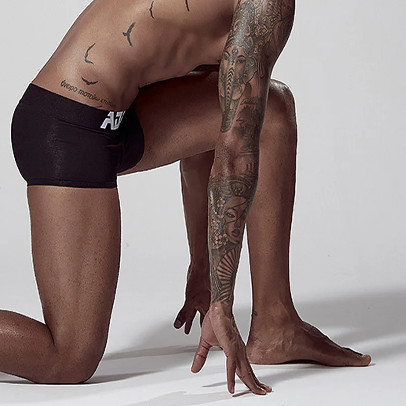 Высококачественное сексуальное мужское нижнее белье сетчатые трусы-боксеры Cueca