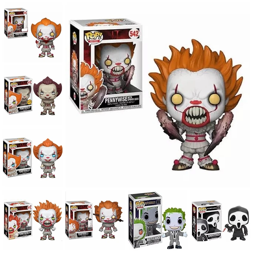 Поп фильм Стивен Кинг ИТ Джокер, клоун персонаж PENNYWISE Bill Denbroug Виниловая фигурка кукол игрушки для детей Рождество Хэллоуин