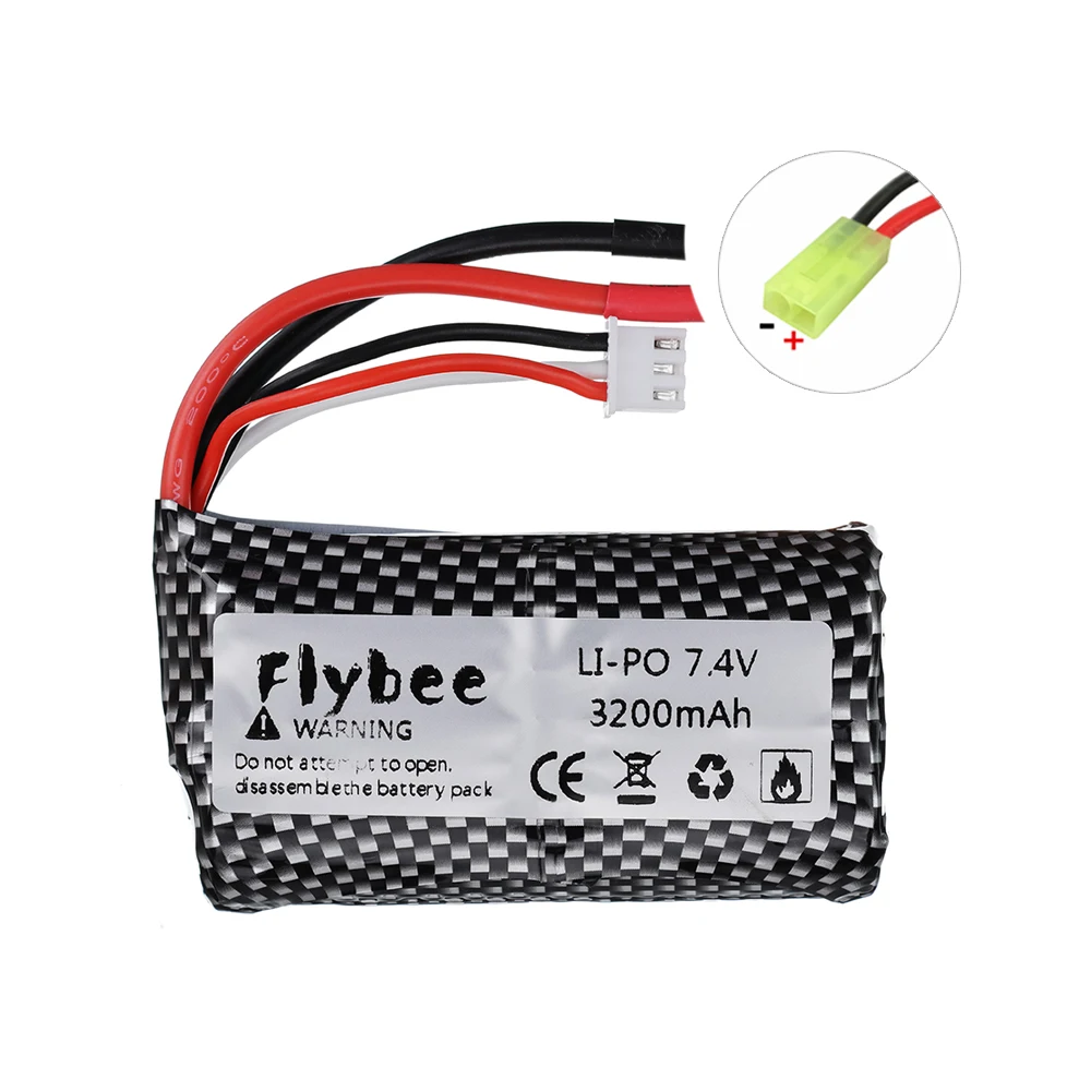 R/C 7 4 V 1500mAh 18650 литий-полимерный аккумулятор для Udi U12A Syma S033g Q1 H100 H101 H102 H103 FT009 rc