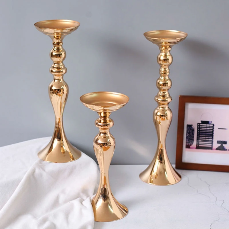 Vase Golden Mermaid Horn Candlestick Home Decoration Wedding Road Main Table Articles | Дом и сад