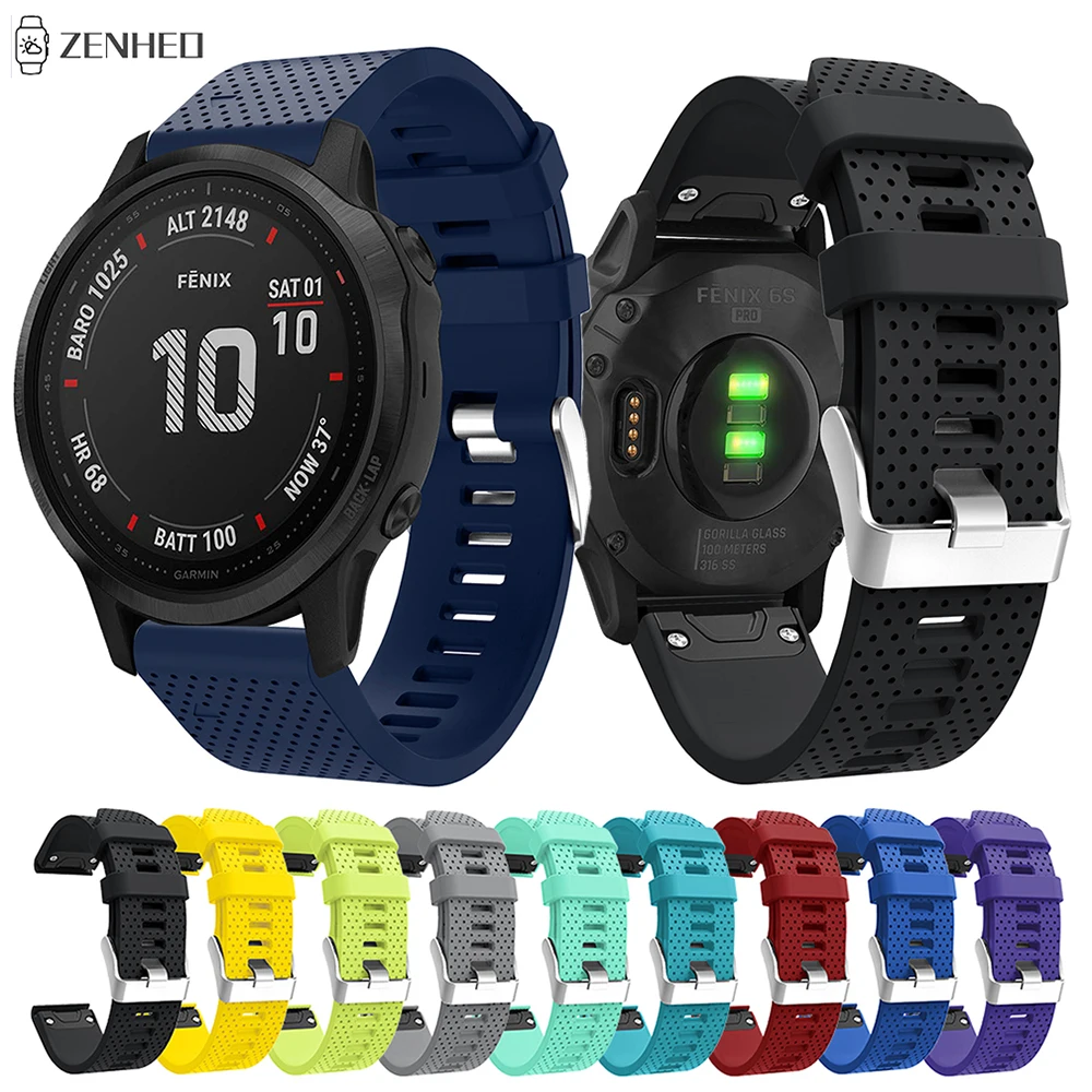 20 мм силиконовый ремешок для смарт-часов Garmin Fenix 6S/6S Pro Quick Release Easy Fit 5S плюс
