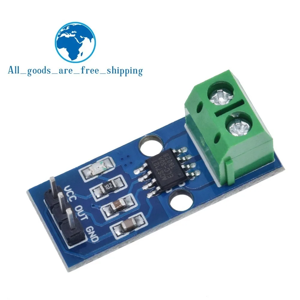 TZT Лидер продаж ACS712 5A 20A 30A диапазон зал Текущий сенсор модуль ACS712 модуль для Arduino 5A 20A 30A