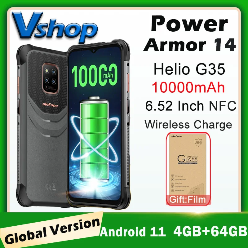Смартфон Ulefone Power Armor 14 10000 мА · ч IP68/IP69K | Мобильные телефоны и аксессуары
