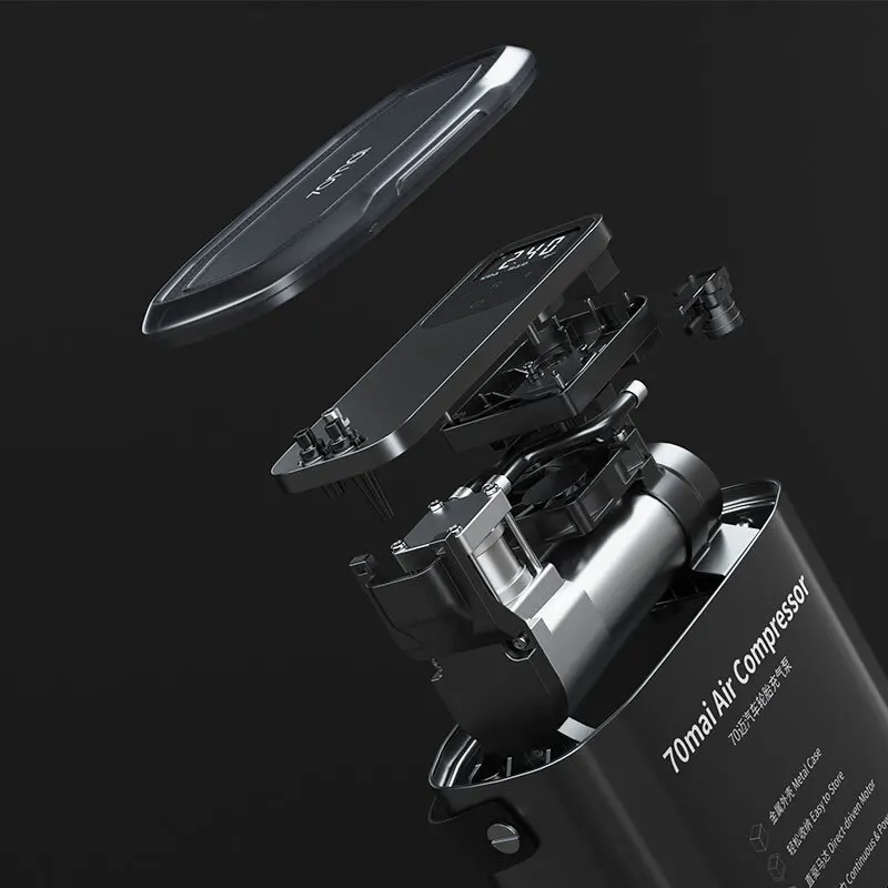 Воздушный компрессор 70 MAI портативный Электрический автомобильный насос