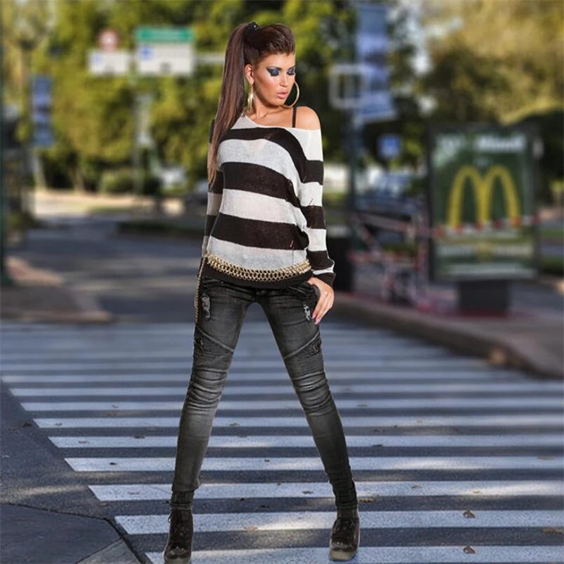 

Джинсы бойфренда локомотив, узкие джинсы для женщин, хлопок 2020, Длинные рваные Летние Плиссированные брюки, осенняя одежда