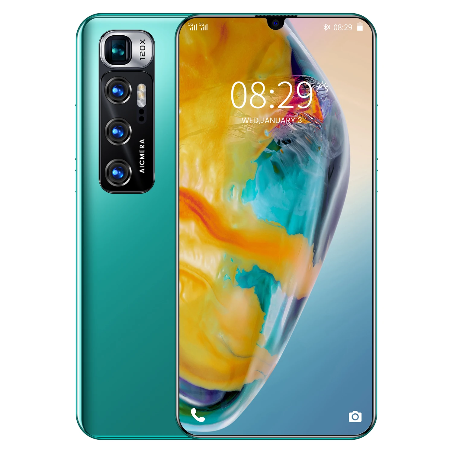

M11pro+ Global Version Smartphone 8+256G 6.8 Inches 10 Core 5G LTE Bands ultra-thin UFS 3.0 Mobilephone Unlocked 24+48MP MTK6889