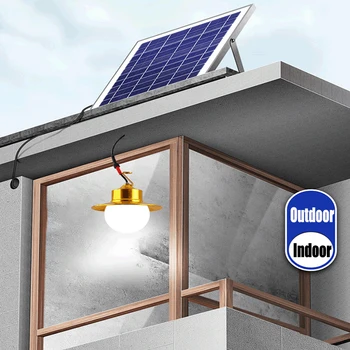 A2 LED Solar Panel Bulb Lantern Home Garden Lighting Large Battery Wireless Solar Bulb Indoor Outdoor Waterproof  Yard