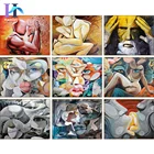 Картина по номерам для взрослых, акриловая краска большого размера для рисования по номерам, суперреалистичное масляное полотно, Декор для дома и гостиной, уникальный подарок