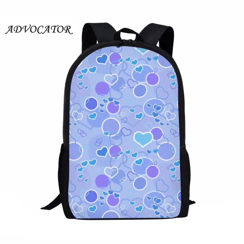 New Waterproof Kids Backpack Girls Cartoon Love Design Students Travel Shoulders Backpacks Large Capacity School Bags Mochila