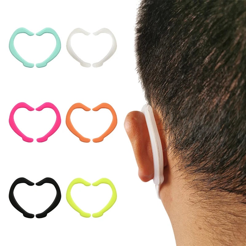 1 пара для маски, однотонные противоскользящие разноцветные зеркальные наушники