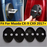 yimaautotrims fit for mazda cx 9 cx9 2017 2018 2019 2020 car door lock buckle plastic protective cover kit