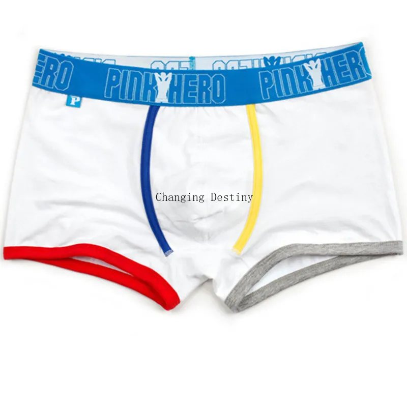 M XXL мужские хлопковые разноцветные трусы боксеры на талии и бедрах мужское