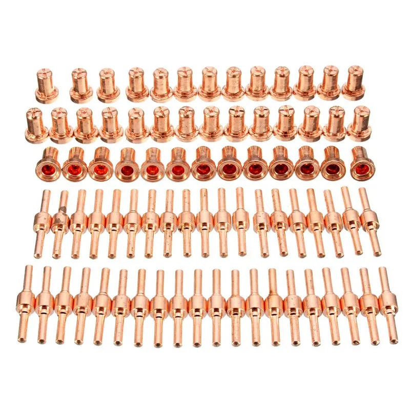 

120Pcs/Lot PT-31 LG-40 Air Plasma Cutter Extend Consumables Fit Cut-40 40D 50 50D Tool Kit Air Plasma Cutting Machine Nozzle
