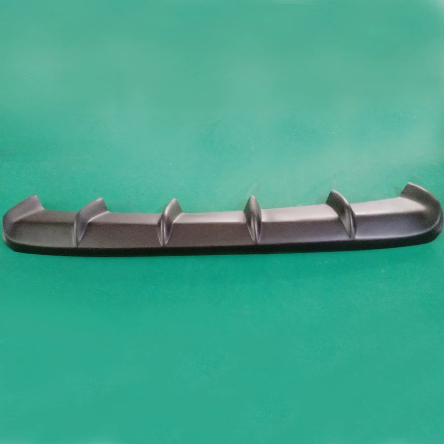 

Matte Black 6 Fin Shark Car Rear Bumper Lip Diffuser Kit Added-on Bumper Spoiler Lip Car-styling Universal