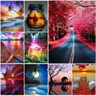 5D DIY алмазная живопись, полная квадратная вышивка крестиком в виде пейзажа, Алмазная мозаика, фото стразы, Декор