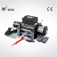 wfheater 12v 24v 12000lbs customized ce certification rope electric winch for auto truck oversea