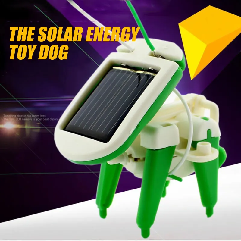 

6 in 1 Solar Power Robot Plane Car Animal DIY Assembly Toys Model City Technical Mechanical Vehicle Airplane Energy Toy Kid Gift
