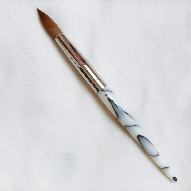 

100% Kolinsky Sable Acrylic Nail Brush Extension UV Gel Builder Tools Beginner DIY Carving Manicure Art Pen Drawing Powder Tips