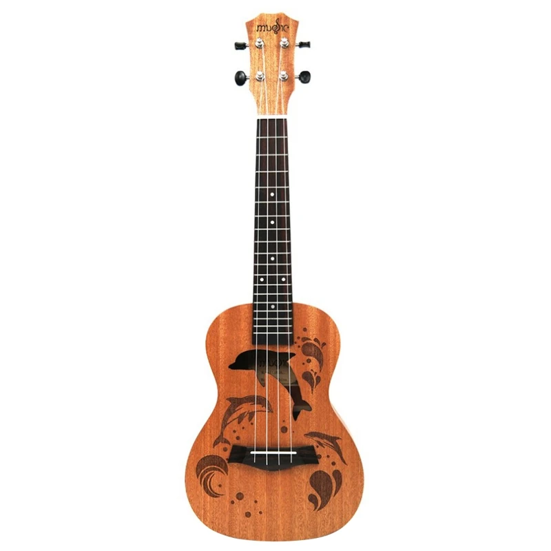 Наборы концертных укулеле 23 дюймов 4 струнные акустические гитары с сумкой тюнер