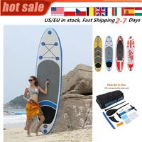surfboard padel surf 10ft inflatable stand up paddle surf paddle board with adjustable paddle backpack water sports board