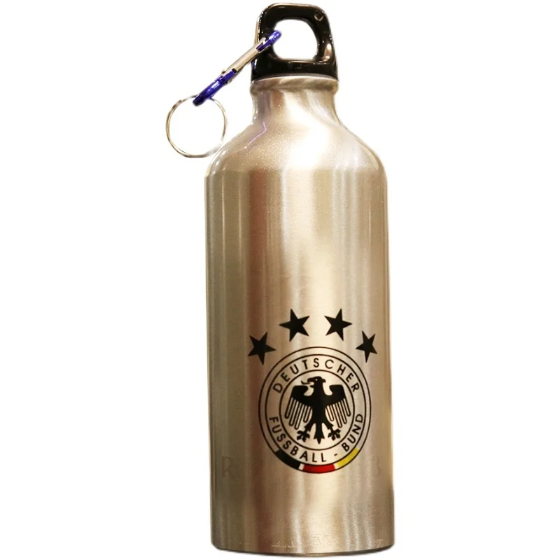 

600ml Football Theme Water Cup Lightweight Aluminum For Outdoor Climbing Easy To Carry Gift Bar Kettle Prize