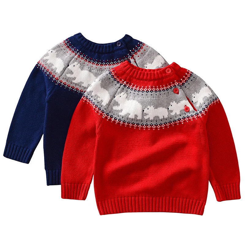 Новинка 2019 года Рождественский детский свитер для маленьких девочек Сезон Зима