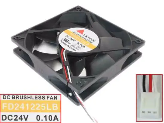 Вентилятор охлаждения сервера Y.S.TECH FD241225LB DC 24 В 0.10A 120x120x25 мм