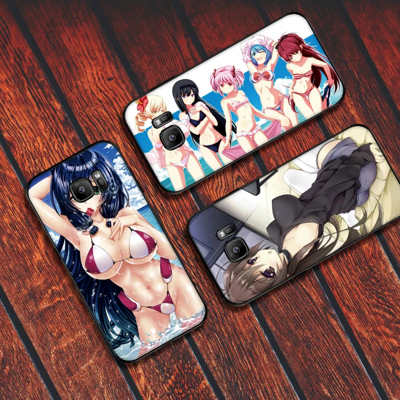 Сексуальная девушка в бикини Капа Мягкий силиконовый чехол для телефона Samsung Galaxy