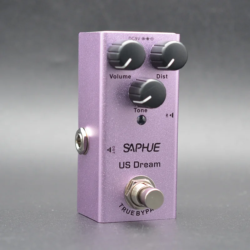 SAPHUE электрогитара США мечта искажения педаль громкости/дист/Тон Ручка эффектов