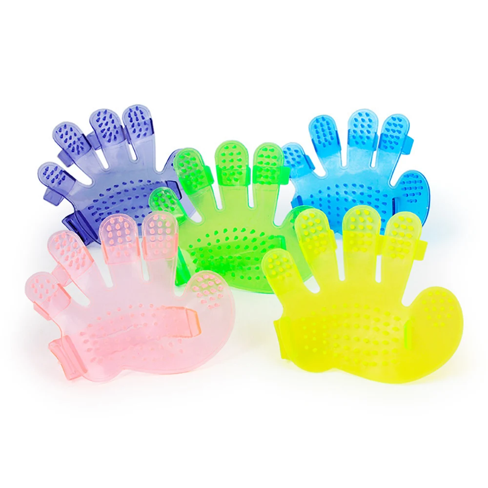 

1PC Pet Grooming Brush Comfortable Soft Dog Cat Brush Massage Grooming Glove for Puppies Kittens Dirt Cleaning