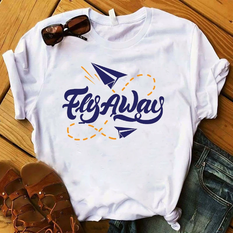 

Футболка женская летняя с коротким рукавом, модная уличная одежда в стиле Харадзюку, с принтом камеры «Не будьте отрицательны»