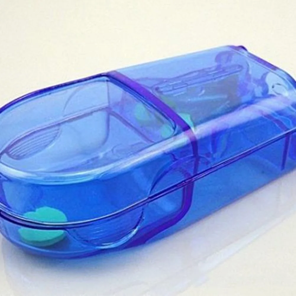 

Tablet Cutter Pill Cutter Box Medicine Tablet Pill Cutter Splitter Drug Box Divider Storage Compartment Box Holder Case