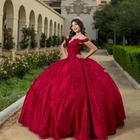 new arrival red princess quinceanera dresses luxury engagement sweet 15 16 dress ball gown prom gowns bridal boutique
