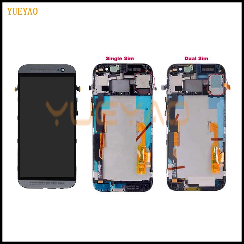 Оригинальный ЖК-дисплей M8 для HTC One 831C сменный сенсорный экран дигитайзер ЖК-экран