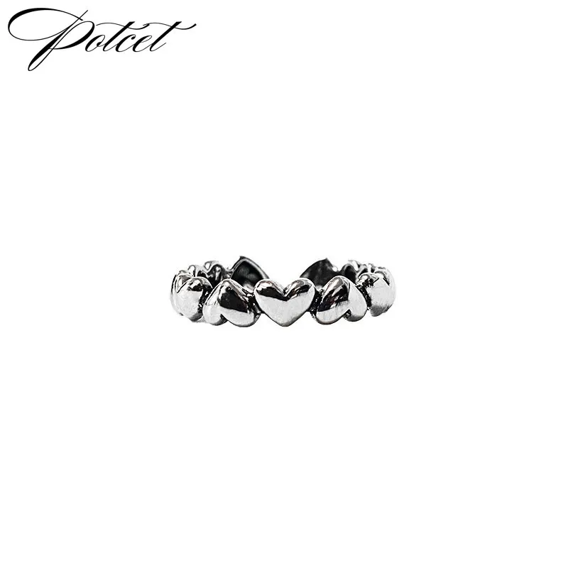 

POTCET Rings Adjustable Vintage Simplicity Female Jewelry Geometric Trend
