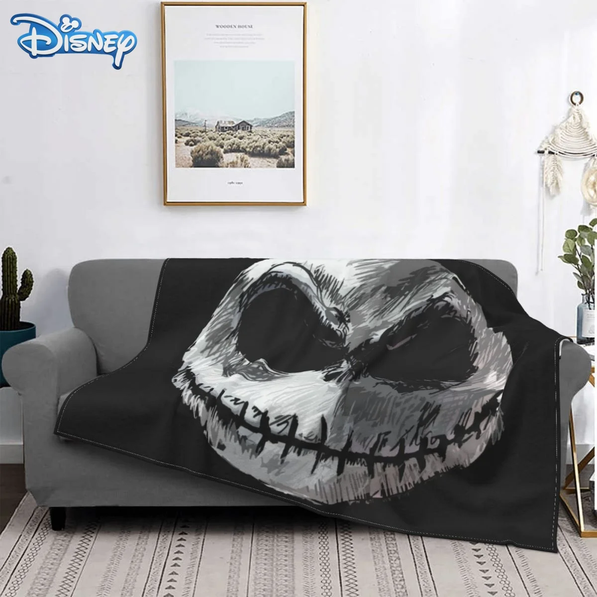 

Disney The Nightmare Before Christmas Blanket Plush Adults Print warm Sherpa flannel Bedspread Blanket Throw for Sofa Bed Cover